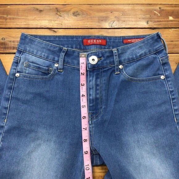 GUESS faded blue skinny jeans size 27 Tahiana fit - Picture 6 of 8